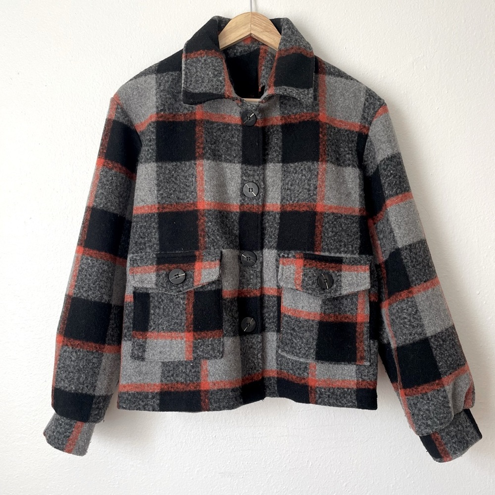Buffalo Plaid Chore Coat Blanket Pattern
